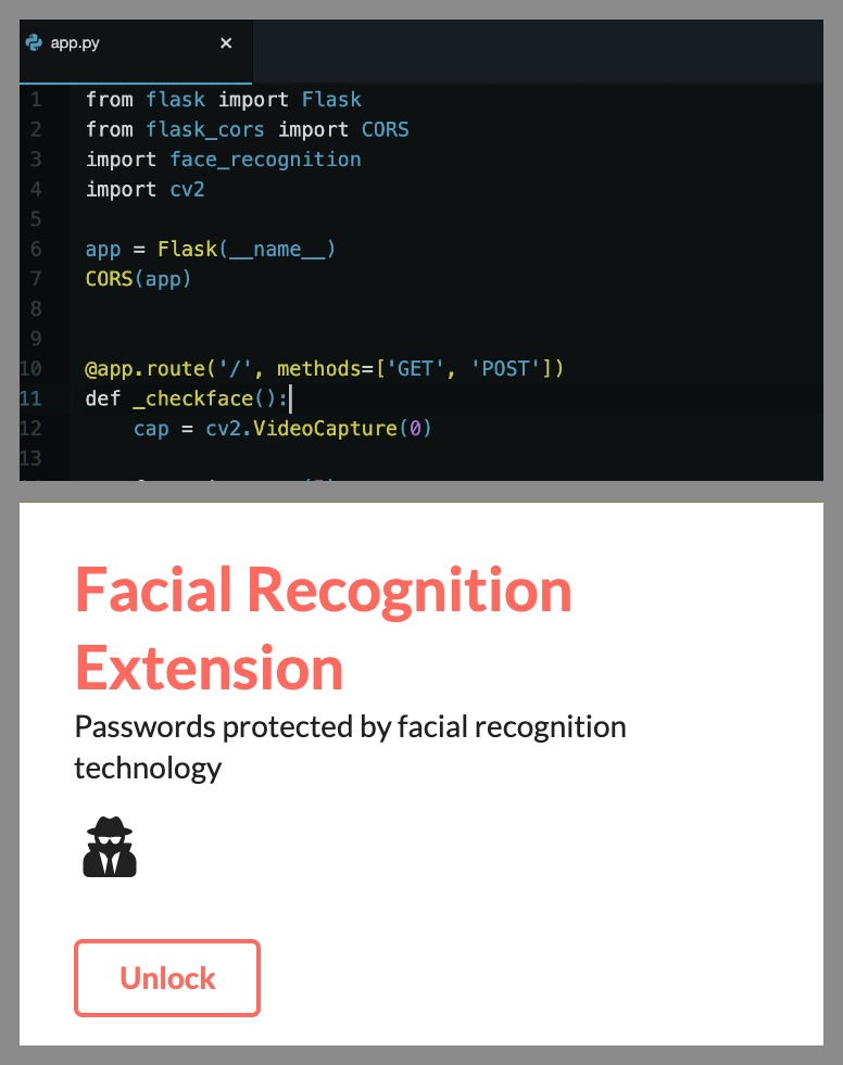 Facial Recognition Extension