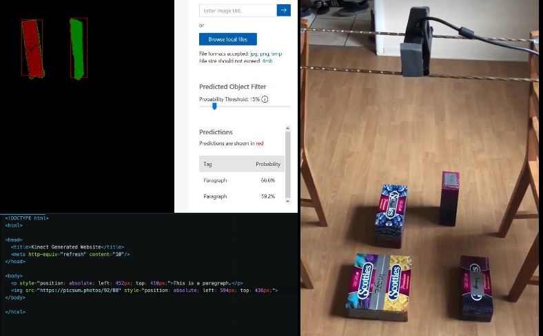 Kinect Website Creator